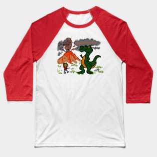 Zom B meets Sassy Rex Baseball T-Shirt